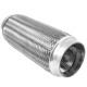 Exhaust flex pipe Standard (SS201) Exhaust flex pipe 250x76mm, stainless | race-shop.si