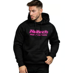 HALFTECH "CLASSIC" hoodie, black/pink