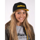 Motec HALFTECH snapback cap, black/yellow | race-shop.si