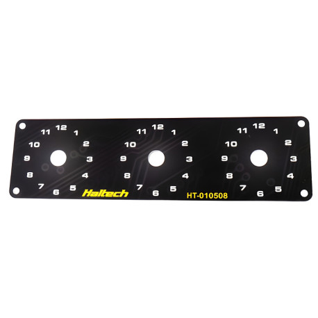 Haltech Haltech Triple Switch Panel Only includes Yellow & Red knobs | race-shop.si