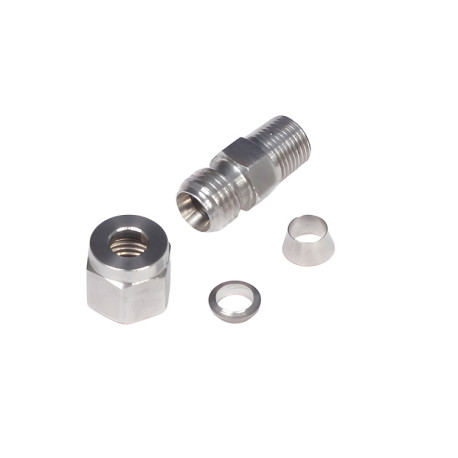 Haltech Haltech 1/4" Stainless Compression Fitting Kit 1/8" NPT Thre | race-shop.si