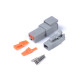 Haltech Haltech Plug and Pins Only Set Deutsch DTM-2 Conn (7.5 Amp) | race-shop.si