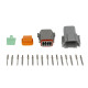 Haltech Haltech Plug & Pins Only Set DT-8 Conn (DT06-8S + DT04-8P) ( | race-shop.si