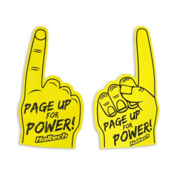Haltech Haltech "Page Up for Power" Foam Finger