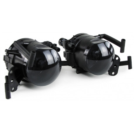 Outlet Fog light black smoke suitable for BMW E60 E61 with M package bumper POŠKODOVANA | race-shop.si