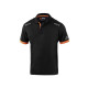 SPARCO TECH POLO TW, black/orange