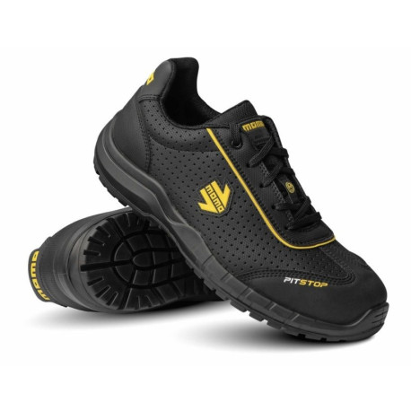 Work shoes Momo shoes mechanic PIT STOP, black | race-shop.si