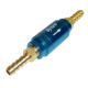 Sytec Motorsport Oneway fuel valve with push on fittings (6mm) - Blue