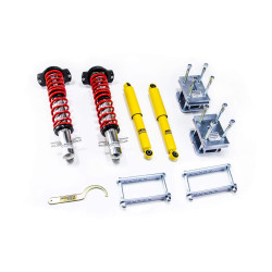 MTS STREET SERIES coilover kit for Volkswagen CADDY I (14) 08/82 - 07/92 (Inox)
