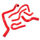 Silikonske cevi za hladilnik - kompleti RACES Performance silicone coolant hose kit for Honda Civic EG 1.5/1.6 D15/D16 92-00 (6 pcs) | race-shop.si