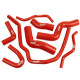 Silikonske cevi za hladilnik - kompleti RACES Performance silicone coolant hose kit for Skoda Octavia RS 2.0T FSI (1Z) 05-13 | race-shop.si