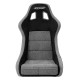 Športni sedeži brez homologacije FIA Racing seat RACES GRAPHITE | race-shop.si