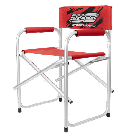 Pisarniški stoli RACES Paddock folding chair - Red | race-shop.si