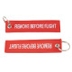 Ključavnice RACES Jet tag keychain - REMOVE BEFORE FLIGHT Red | race-shop.si