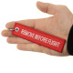 Ključavnice RACES Jet tag keychain - REMOVE BEFORE FLIGHT Red | race-shop.si