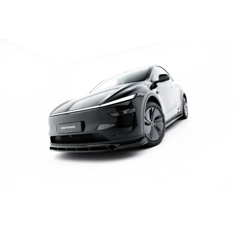 Body kit a vizuálne doplnky Front Splitter Tesla Model Y Premium Mk1 Facelift | race-shop.si