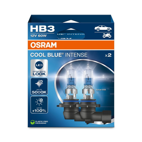 Bulbs and xenon lights Osram halogenski žarometi COOL BLUE INTENSE (NEXT GEN) HB3 (2 kosa) | race-shop.si