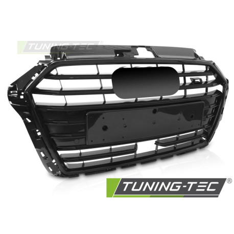 Body kit a vizuálne doplnky Grille sport S style for AUDI A3 8V 17-20 (Glossy Black PDC ACC) | race-shop.si