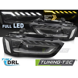 Headlights FULL LED SEQ DRL for AUDI A4 B8 12-15