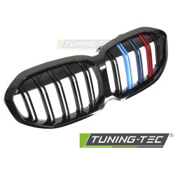 Grille Sport Double Bar for BMW F40 19-24 (Glossy Black TRI-COLOUR)