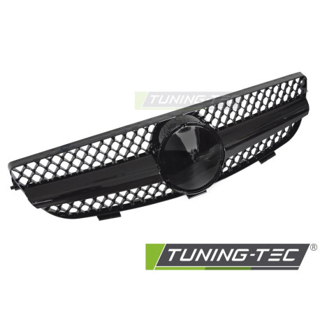 Body kit a vizuálne doplnky Grille sport for MERCEDES CLK W209 03-10 (Glossy Black) | race-shop.si