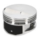Deli motorja JE Pistons Kit 400-18 SBC FLAT TOP B:4.155 | race-shop.si