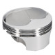 Deli motorja JE Pistons Kit SBC 350 Hollow Dome FSR Gas Ported B:4.000 | race-shop.si