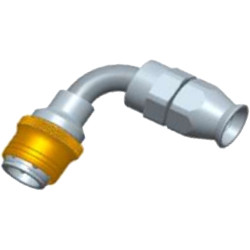 RACES Quick-connect fitting AN6 90° - Female