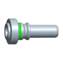 RACES Quick-connect Weld-on fitting AN6 Straight - Male