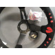 Outlet 3-kraki volanski obroč RACES Careless, 350mm, semiš, 90mm zamik, črna NEPOPOLNI | race-shop.si