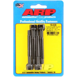 ARP 5/16-24 x 3.000 Black Hex Water Pump Pulley Stud with 1.750 Fan Spacer - 8740 Chrome Moly