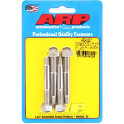 ARP 5/16-24 x 2.500 Stainless Steel Hex Water Pump Pulley Studs with 1.250 inch Fan Spacer