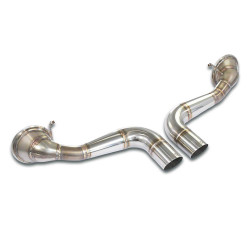 Supersprint Rear pipe kit Right - Left "Megaphone" OO100 (Muffler delete) PORSCHE 992 GT3 4.0i 21+ (Cat. / GPF Back)