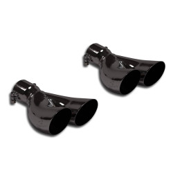 Supersprint Endpipe kit Right OO70 - Left OO70 "Gun Metal Grey" 500 ABARTH 1.4T Coupè / Cabrio 08-15