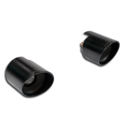 Supersprint Endpipe kit Right - Left "Gun Metal Grey" O 120 500 ABARTH 1.4T Coupè / Cabrio (Ø65 with valve) 08-15