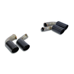 Supersprint Endpipe kit Right 100x75 - Left 100x75 "Gun Metal Grey" AUDI SQ7 Quattro 20-24 (with valve)
