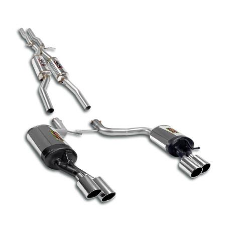 Izpušni sistemi SUPERSPRINT Supersprint Sport package "Axle-Back" AUDI A6 S6 C6 Typ 4F QUATTRO (Berlina + Avant) 5.2 V10 06+ | race-shop.si