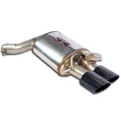 Supersprint Rear exhaust Right 100x75 "Gun Metal Grey" with valve AUDI S6 C7 4G (Sedan + Avant) 4.0 TFSI 12-14 (with valve)