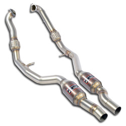 Supersprint Front Metallic catalytic converter Right - Left AUDI SQ5 QUATTRO SUV 3.0 TFSI V6 17-20 (with valve)