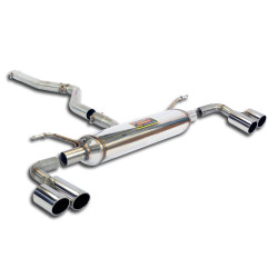Supersprint Connecting pipe + rear exhaust Right OO80 - Left OO80 BMW F20 / F21 114d 12-15