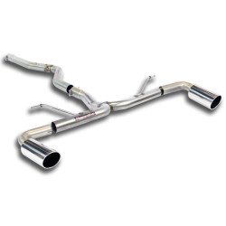 Supersprint Connecting pipe + rear pipe Right O90 - Left O90 (Muffler delete) BMW F34 Gran Turismo 318d 13-15
