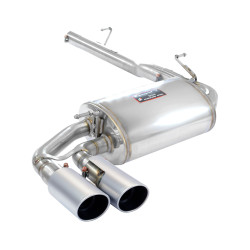 Supersprint Rear exhaust OO90 "Satin" BMW F26 X4 20i xDrive 2.0i Turbo 14+