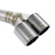 Izpušni sistemi SUPERSPRINT Supersprint Rear exhaust "Race" Right OO90 + Left OO90 "Gun Metal Grey" BMW G02 X4 M40i xDrive 17+ | race-shop.si