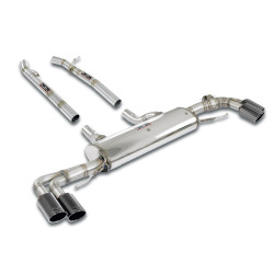 Supersprint Rear exhaust Right "Gun Metal Grey" OO90 - Left OO90 with valve BMW G05 X5 40i xDrive 18+