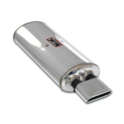 Supersprint Rear exhaust Hartge flat oval tail pipe 140x65 (straight exit) BMW E30 320i (Sedan - Coupè -Touring - Cabrio) 82-87