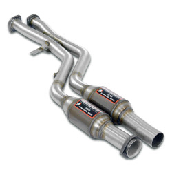 Supersprint Front Metallic catalytic converter right - left + "X-Pipe" BMW E32 - All models (For S38 engine conversion)