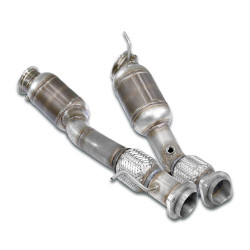 Supersprint Downpipe + metallic catalytic converter right - left BMW F97 X3 M 19-21 (with valve)
