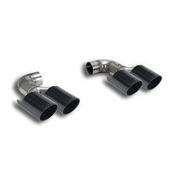 Supersprint Endpipes kit OO90 Right- OO90 Left "Gun Metal Grey" BMW F85 X5 M V8 Bi-Turbo 14+