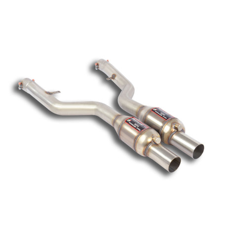 Izpušni sistemi SUPERSPRINT Supersprint Front exhaust Right - Left with Metallic catalytic converter ALPINA B5 (E60 / E61 Sedan / Touring) 4.4i V8 05-09 | race-shop.si