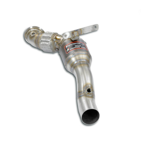Izpušni sistemi SUPERSPRINT Supersprint Downpipe Left + Metallic catalytic FERRARI F8 Tributo 3.9L V8 Bi-Turbo (models with GPF) 19+ | race-shop.si